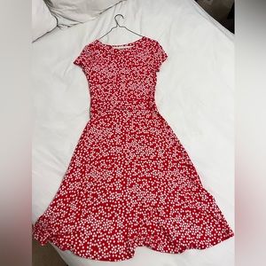 Red dot Boden Dress